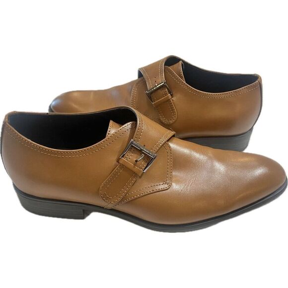 nordstrom rack brown dress shoes Leather Single Monk Strap Loafer Ortholite Size 11.5M NIW-Dec2025 LOFT Beach Strapless Mixed Size:12-12,5 US / 43